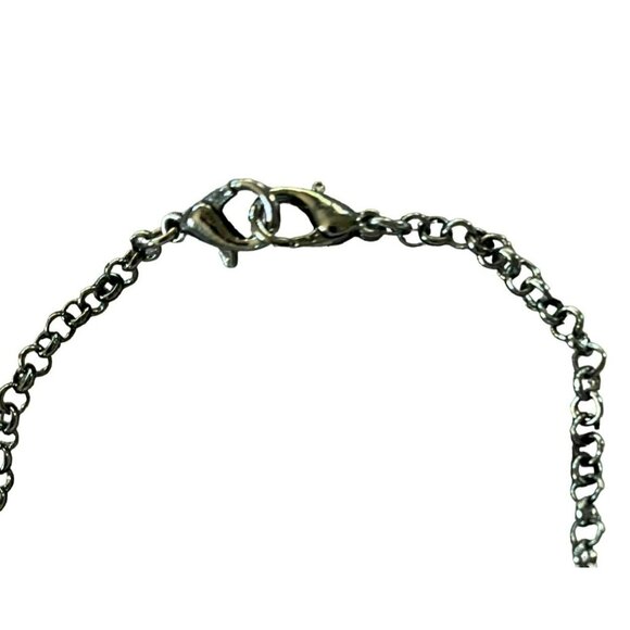 The Limited Black Chain Choker Necklace With Clear Rhinestone Accents - Picture 5 of 5